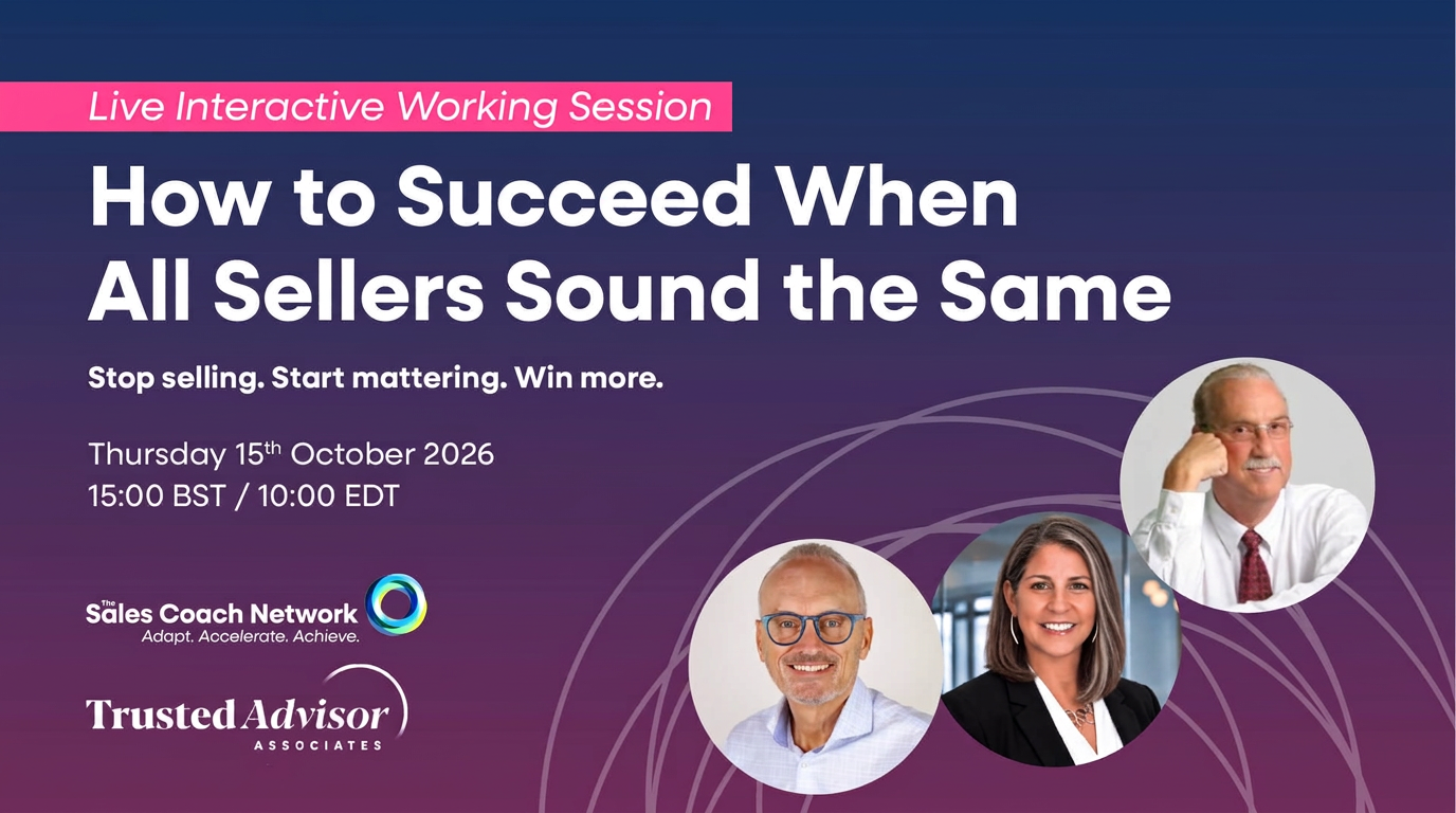 How to Succeed When All Sellers Sound the Same event card