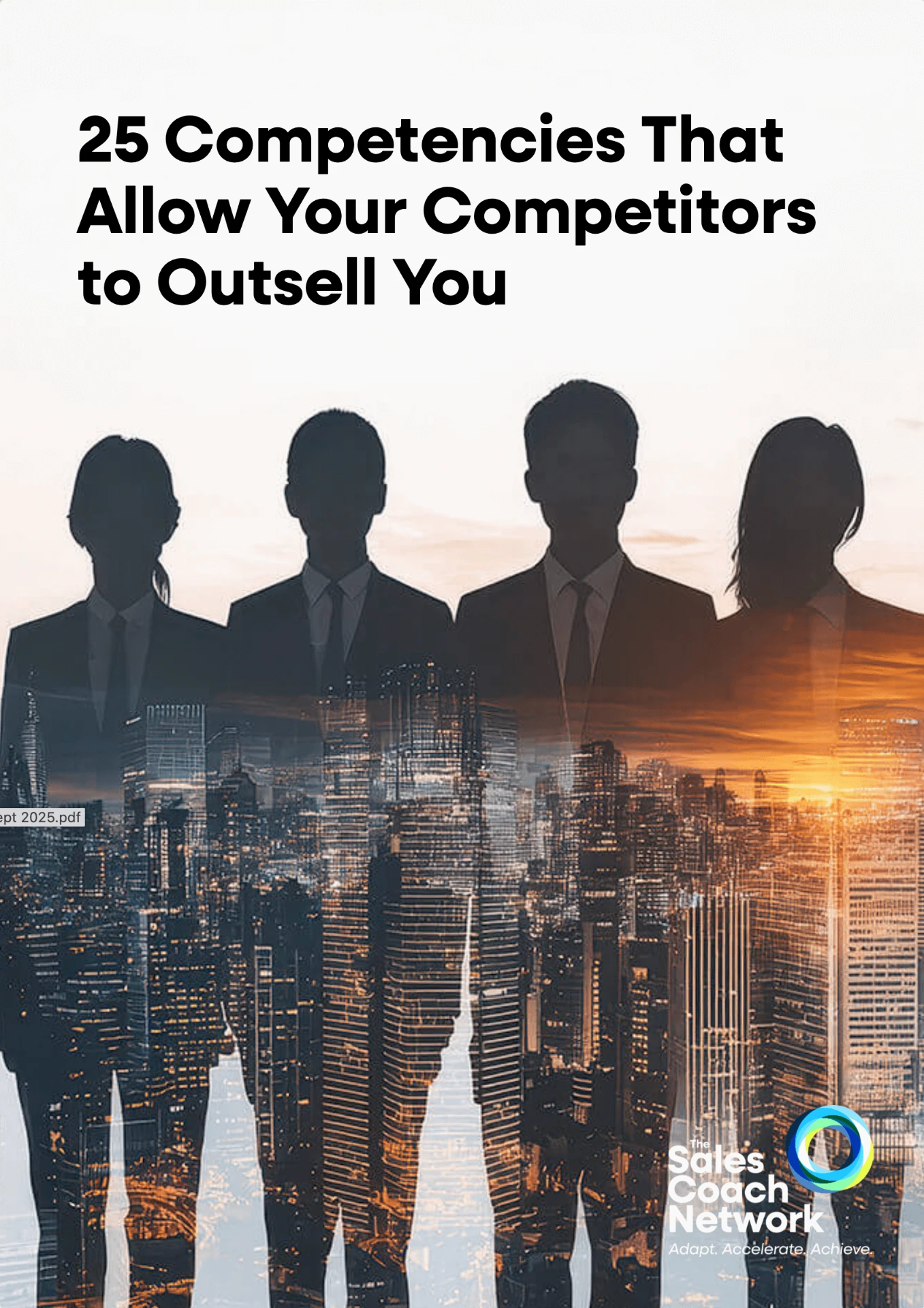 Front cover of 25 Competencies That Allow Your Competitors to Outsell You