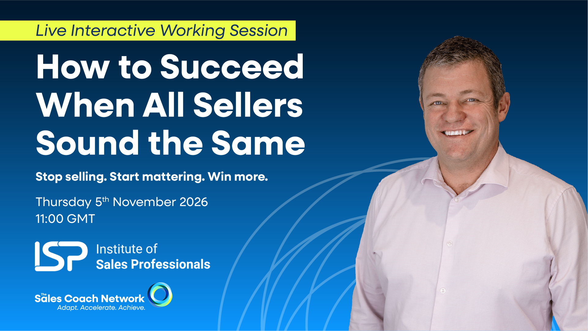 How to Succeed When All Sellers Sound the Same event card