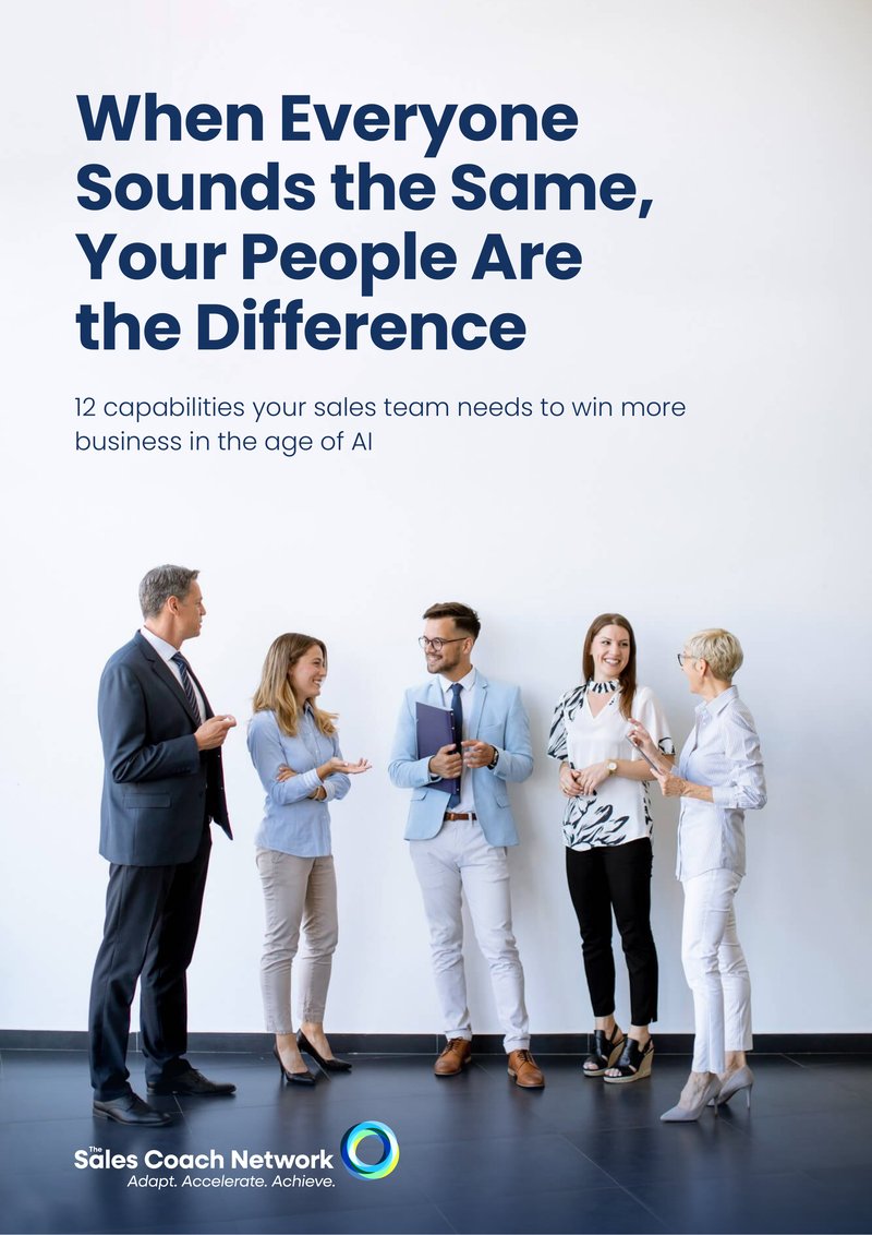 Cover of the paper When Everyone Sounds the Same, Your People Are the Difference, by Les Bailey