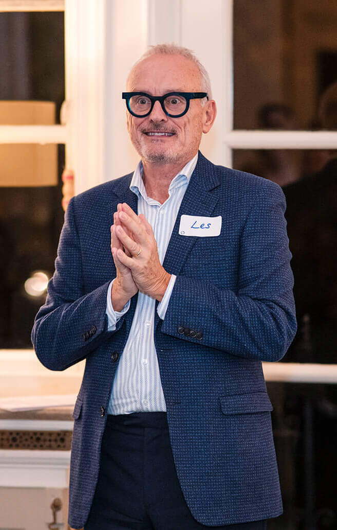 Les Bailey speaking at a live working session