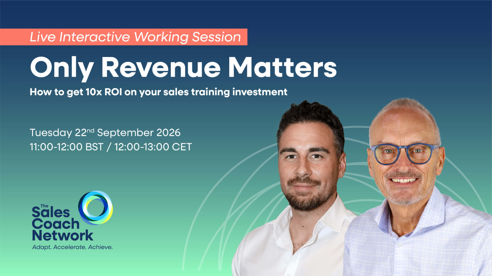Only Revenue Matters event card