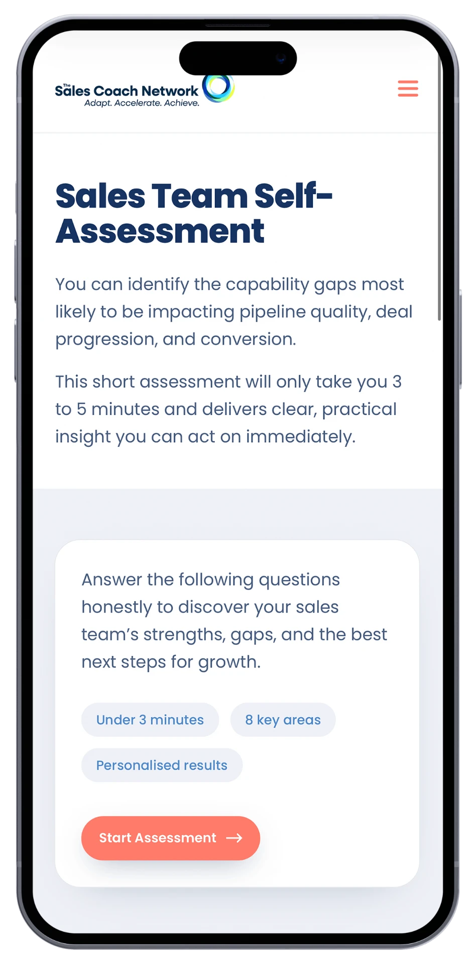Sales Team Self-Assessment