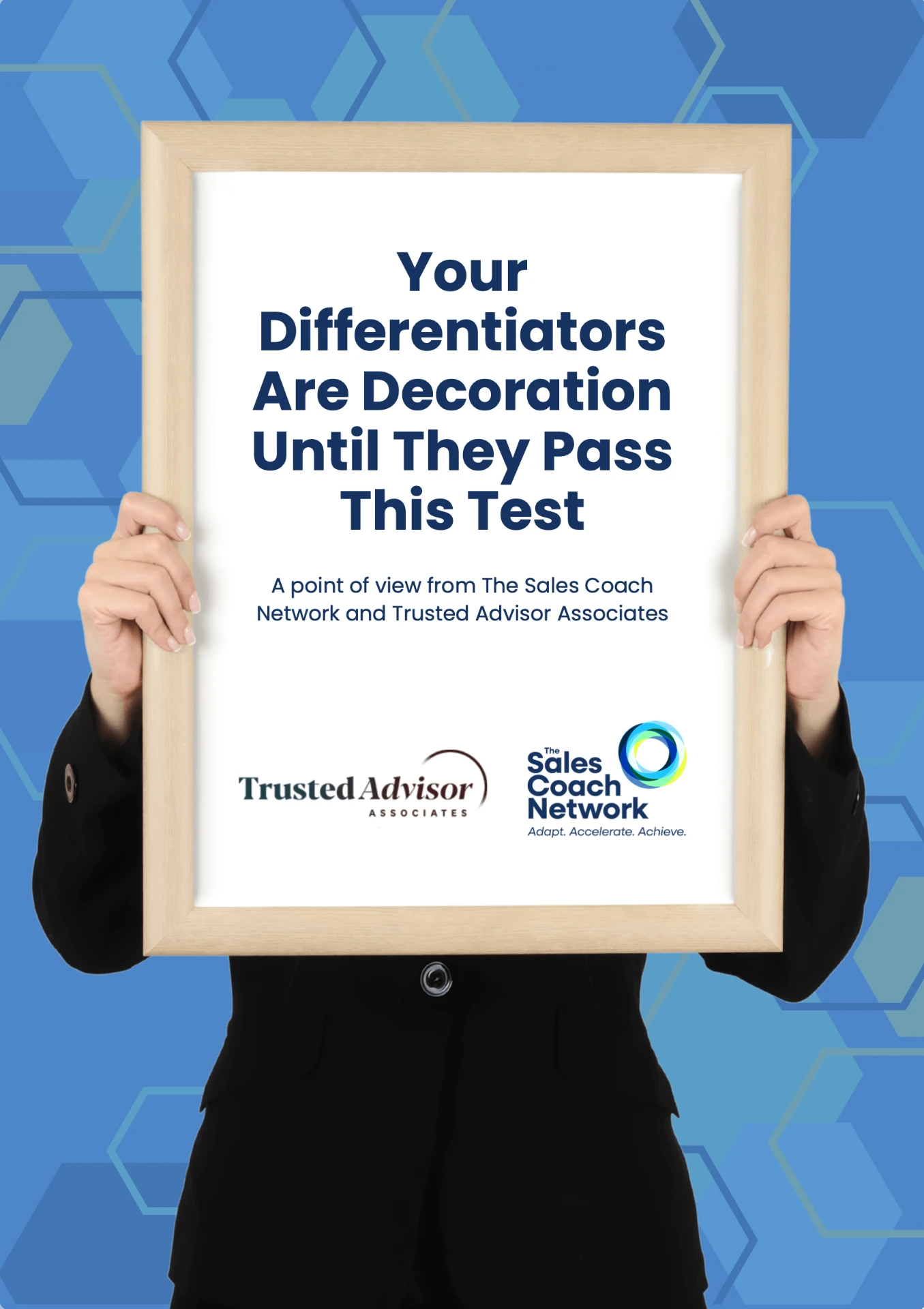 Front cover of Your Differentiators Are Decoration Until They Pass This Test